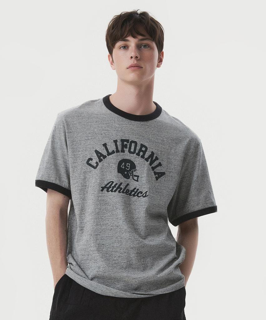 WHO.A.U Campus Ringer T-Shirt / Whrag2424U
