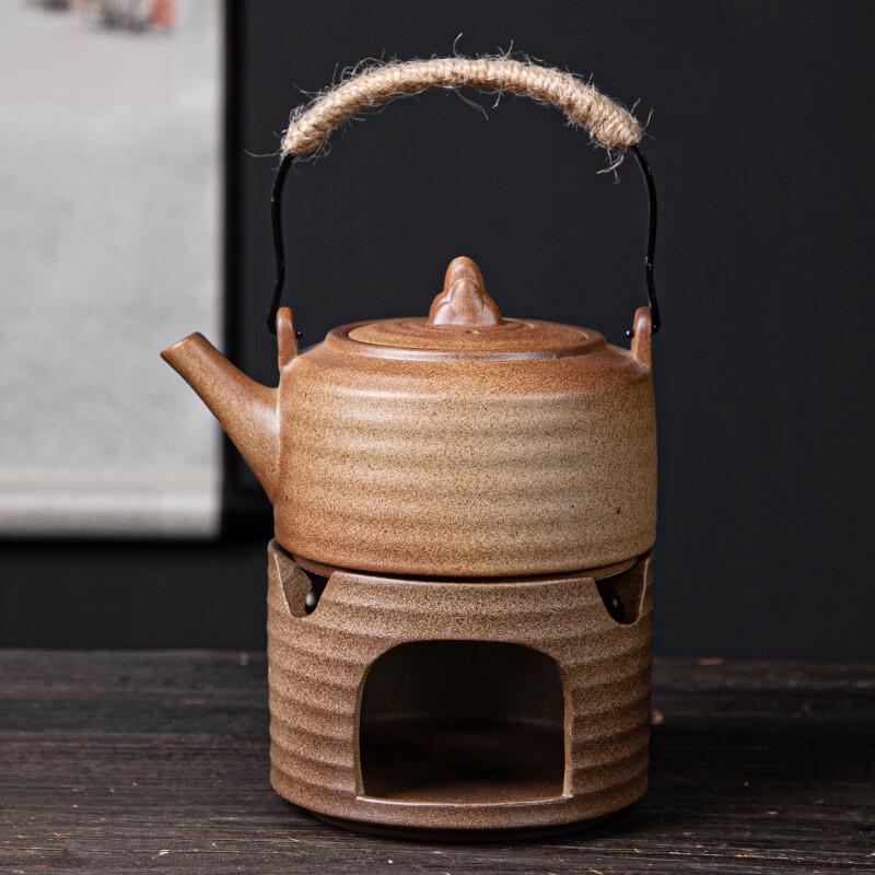 Imitation Wood-Fired Ceramic Tea Pot Set