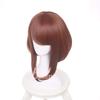 Eileen My Hero Academia Uraraka Ochako Wig, Heat-Resistant, Disguise Wig, Anime Wig, School Festival Wig, Net Included