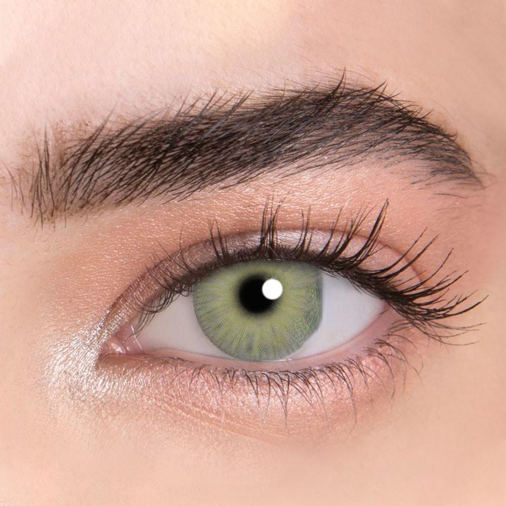 Color Contact Lens Blue New York Pro Series Beauty Eyes No Degree Gray