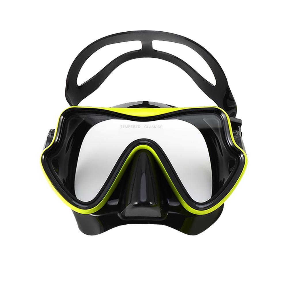 Cross-Border Anti-Fog Diving Goggles: Large Frame, Full Dry Silicone Snorkeling Mask for Adults