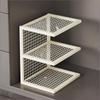 Wire Shelf Riser Space-Saving Freestanding Wire Rack Minimalist Design adaptable Use for Renters, Countertop, Pantry, Under Sink