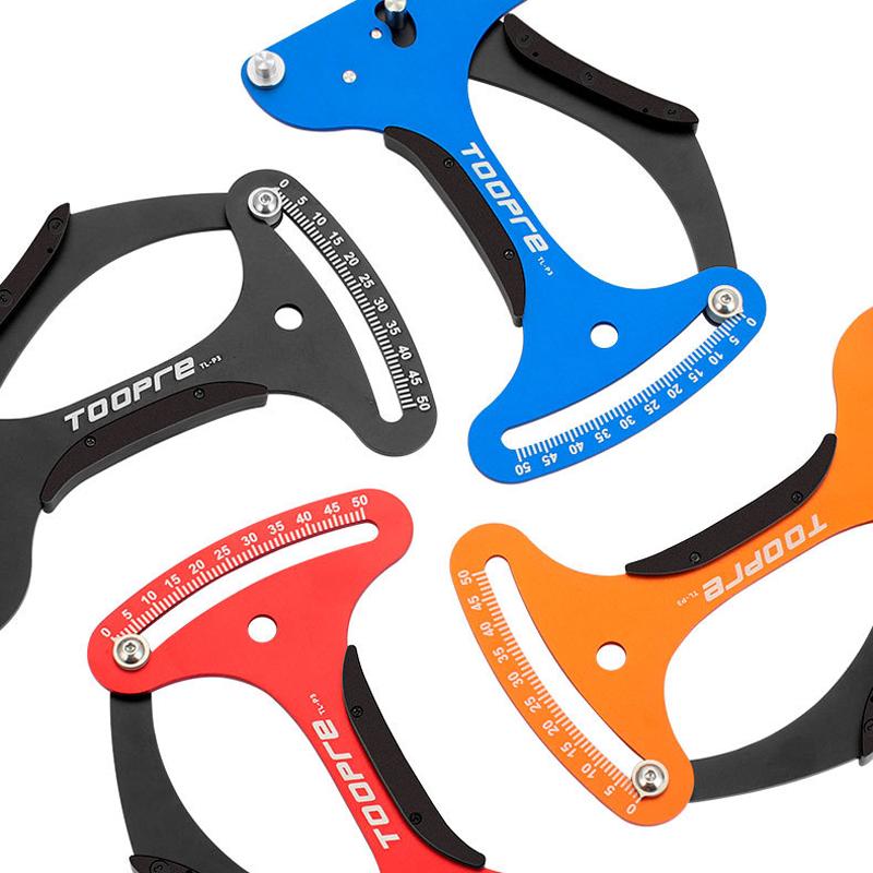 TOOPRE Mountain Bike Spoke Tension Gauge Mountain Wheel Set Ring Elastic Measuring Device Slant Swing Correction Tool