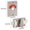 Privacy Bolt Door Lock Indicator Privacy Bolt Door Lock Vacant Engaged Screws Bathroom Toilet Zinc Alloy  Indicating Lock