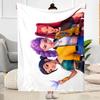 Colorful Fashion Friends Blanket Durable Comfort Perfect for Couch Bed Office Chair All-Season Use Stylish Decor