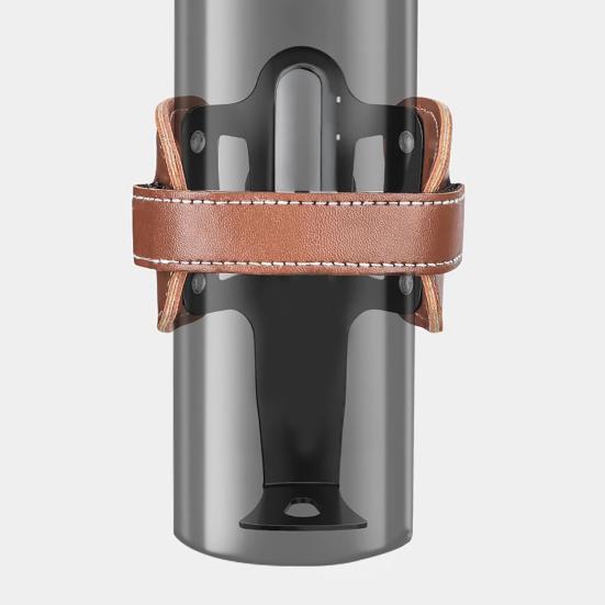 Bicycle Water Bottle Holder, Vintage Faux Leather Motorcycle Cup Holder, Handcrafted Bottle Cage Drink Mount, Cycling Accessories
