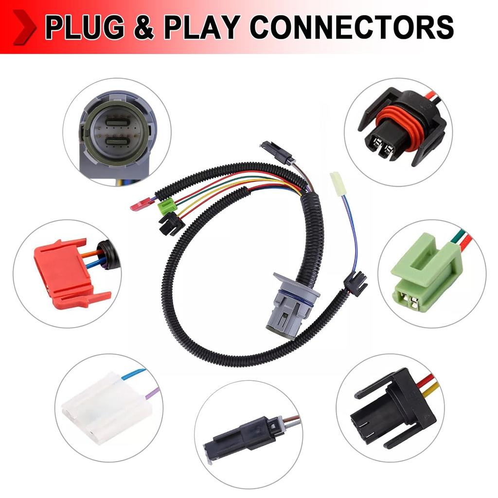 4L80E Transmission Internal Wire Harness Compatible with GM MT1 4L80E 4L80 TH400 4L85E 3L80 2004-2009, Replaces 350-0071, 24200161, 24224906,