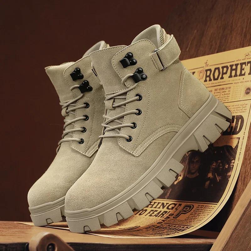 Men Boots  New Winter Slippers Warm Men Shoes Waterproof Non-Slip Plush Sneakers Male Tenis Shoes Boots Men Sneakers Winter