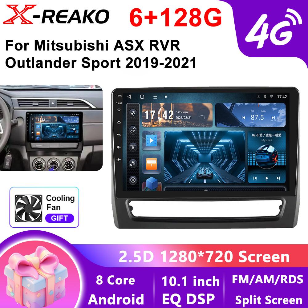 For Mitsubishi ASX RVR Outlander Sport 2019-2021  Android 2 Din Car Auto Carplay 4G+WIFI GPS Car Radio Navigation Multimedia Video Player Stereo BT
