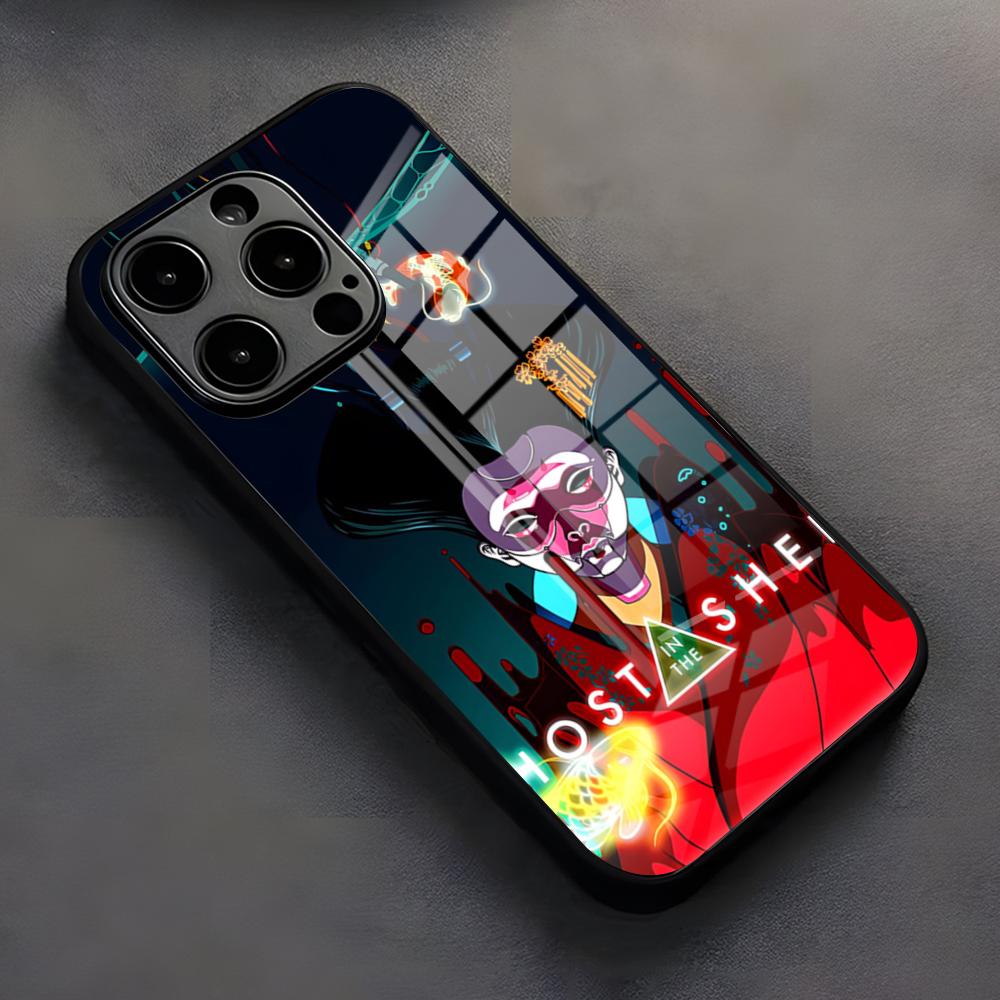 

Ghost In The Shell Phone Case For IPhone 17 Pro Max 16 15 14 Pro Max 13 11 X Xs Xr 8 7Plusglass Cover iPhone 16 Plus