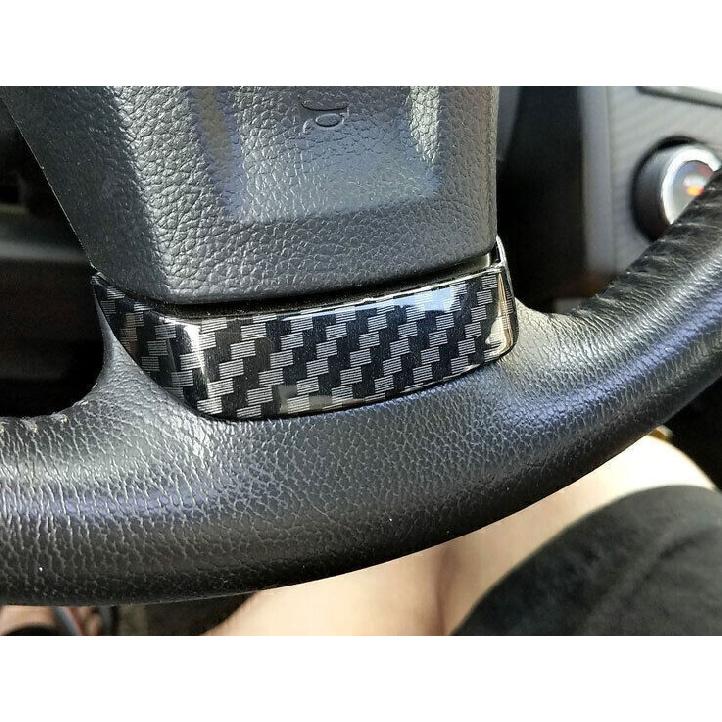 For Subaru Forester 2014-2016 Carbon Fiber Steering Wheel U Sheet Cover Trim 1PC