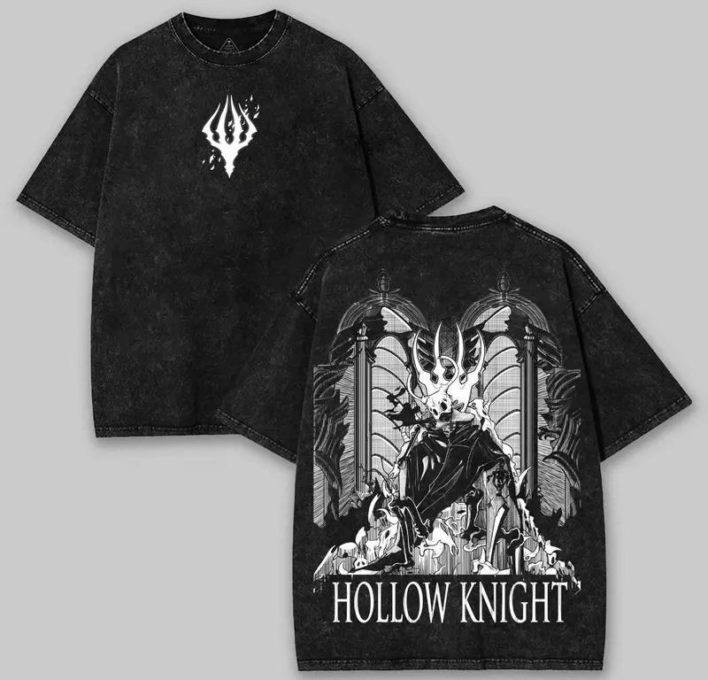 Classic Game Characters Cartoon Elements Men T-shirts Gothic Clothing Characters Washed and Worn T-shirts Sports Streetwear