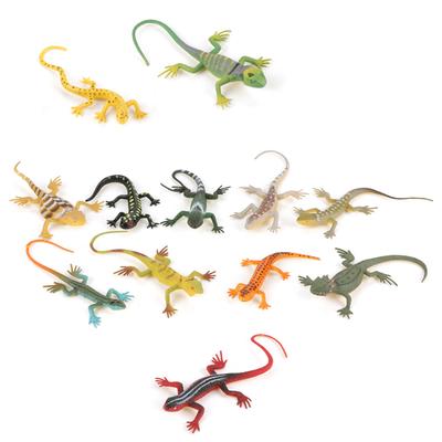 12pcs Colorful   Garden Animal Figures Set   Reptile Toys for with Environmentally Friendly Paint Non-Toxic   Plastic Teaching Tabl