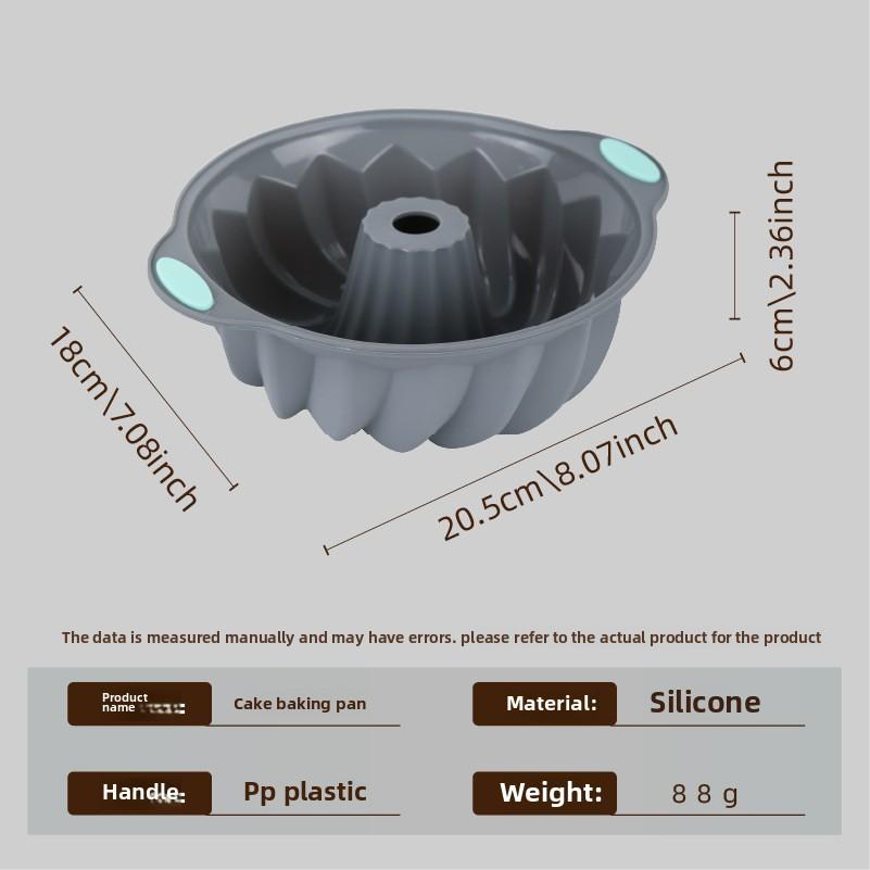 High-temperature resistant silicone cake mold, chiffon cookie, toast muffin cup, non-stick cake mold, baking mold