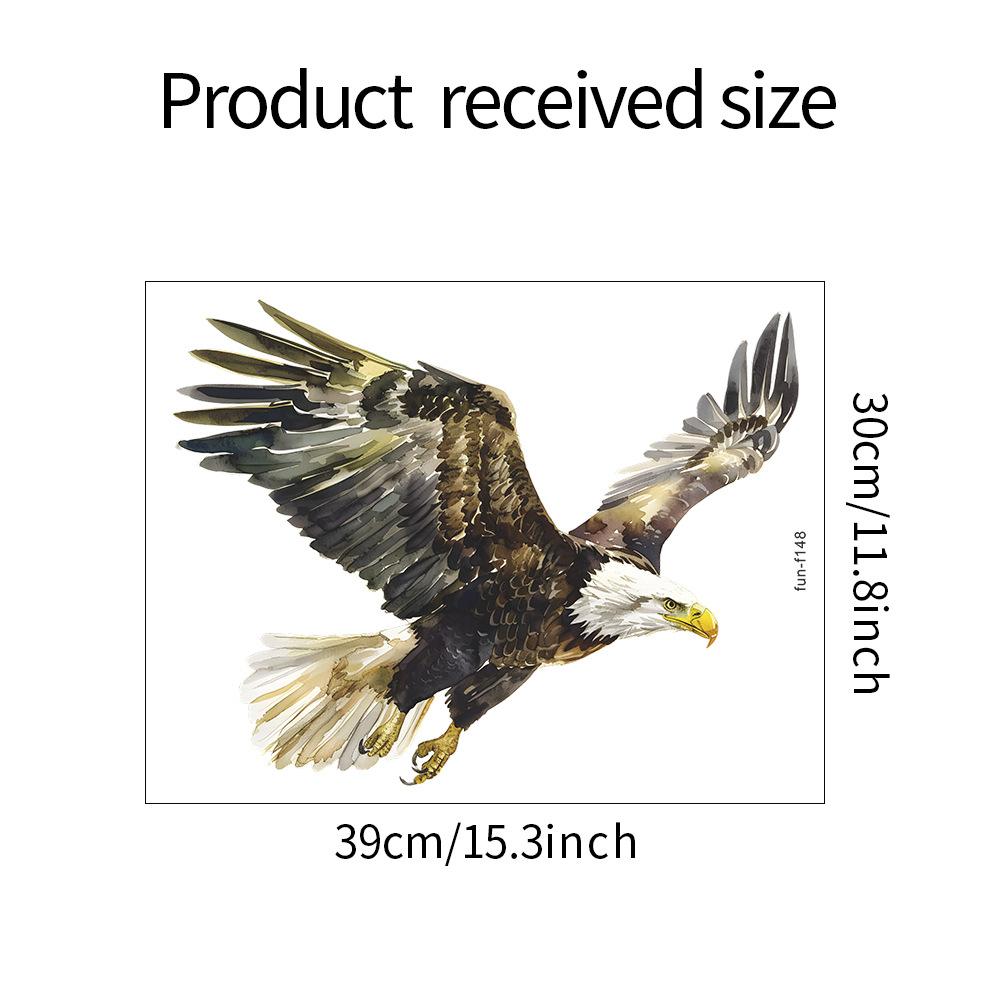 

Нарисованный мультяшный орел спальня гостиная кабинет фон ландшафтный дизайн настенные наклейки самоклеящиеся 30*39CM/fun-f148