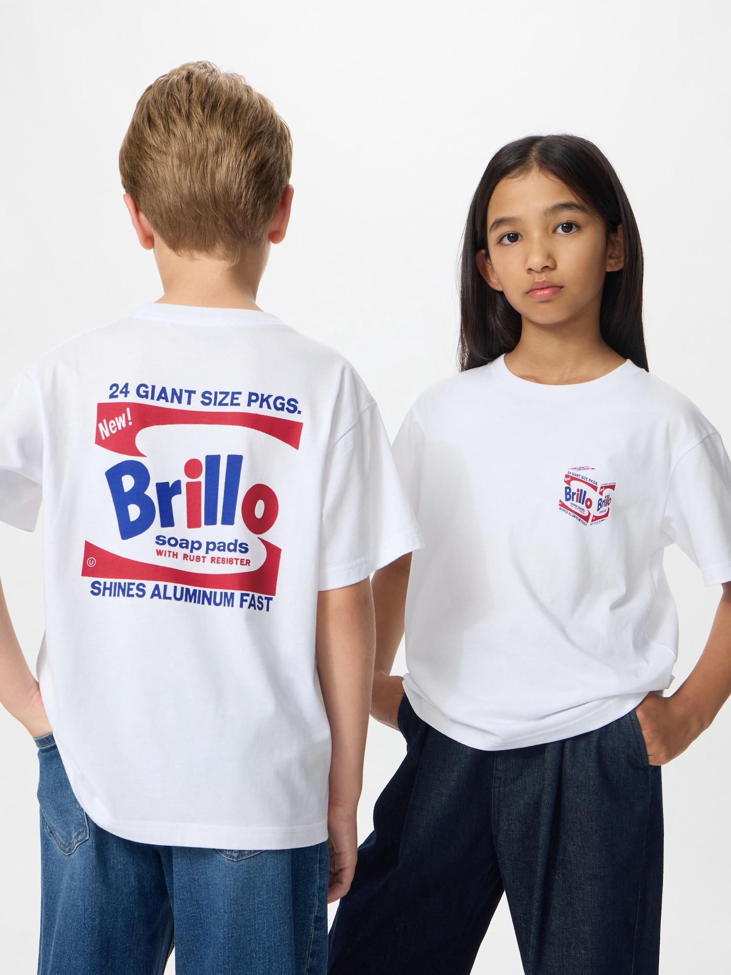 

Uniqlo Футболка Kids Ny Pop Art UT Graphic с коротким рукавом Andy A 00 WHITE/KIDS 160