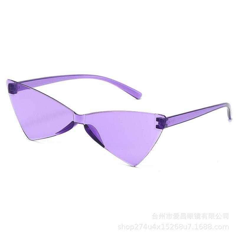 Personality Butterfly Frame Sunglasses Trendy Street-Style Candy-Colored European and American Cross-Border Glasses KJ135