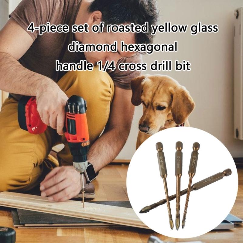 Metal Hexagonal Handle Drill Bits 3mm 4mm 5mm 6mm Twist Drill Bit For Professional Construction Projects