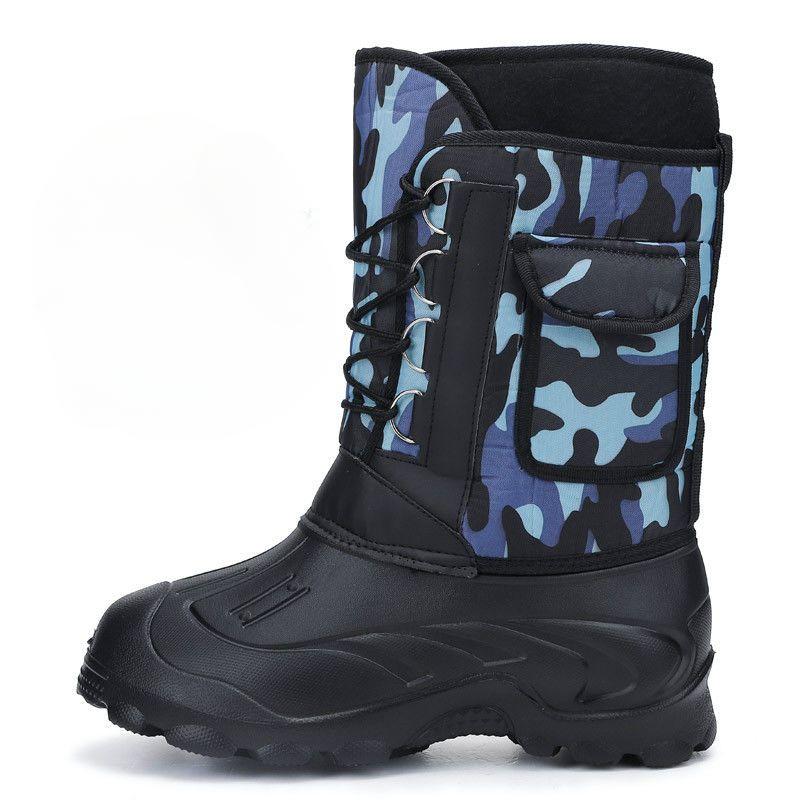 Winter Boots for Men New Male Boots Waterproof Shoes for Men Outdoor Activities Fishing Shoes Snow Working Designer