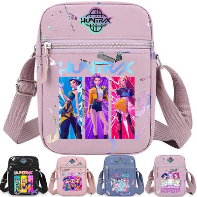Kpop Demon Hunters Crossbody Mobile Phone Bag HUNTRX The Single Shoulder Bag K-pop Rumi Mira Huntrix Coin Purse K Pop Handbag