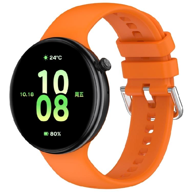 Adjustable Waterproof Silicone Watch Band Quick Release Mechanism Perforated Silicone Accessory Suitable for Smartwatch