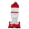 Christmas Toilet Seats Cover Bathroom Mat Decor Toilet Cover Rug Set Home Decoration