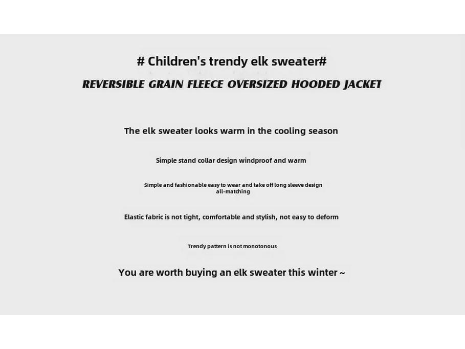 Boys' Thick Knitted Pullover Sweater, Half-High Neck, Autumn/Winter 2023 Collection