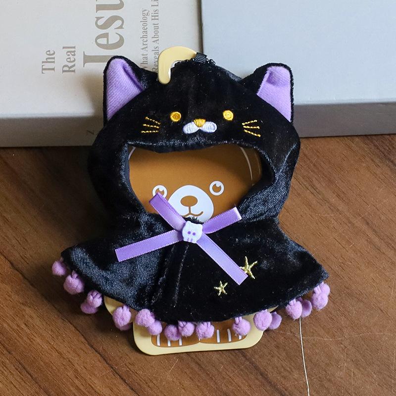 15Cm  Cute Plush Doll'S Clothes Cape Skirt Suit Sitting Party  Kuromi Clothes Monsters Vinyl Labubu Clothes