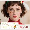 Ricalon Christmas Face Stickers for Kids – Snowflake & Freckle Tattoos