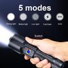 XHP360 LED Powerful  Flashlight High Power Flash Light Rechargeable  USB Torch Waterproof Zoomable Hand Lamp Outdoor Camping Fishing Lantern