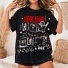 2026 BTS KPop ARMY Fan Gif T-Shirt Y2K Herren Damen Gothic Baumwolle Oversized T-Shirt Schmal Atmungsaktiv und Bequem Kleidung