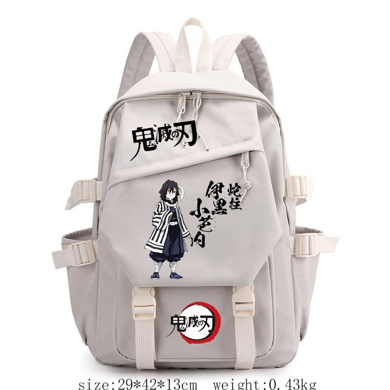 Japan Cartoon Comics Demon Slayer Instagram Backpack, Japanese Retro Style, Large Capacity Student Backpack 0016 KTB