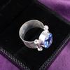 Natural Tanzanite Gemstone 925 Sterling Silver Jewelry Handmade Designer Ring RR-22-9