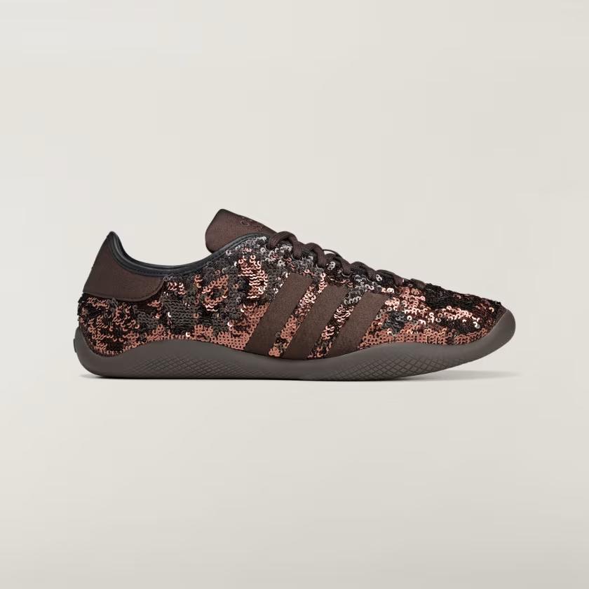 KH8798 Wales Bonner adidas Originals Karintha Low Sequin Dark Brown (Men's)