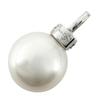 Pendant top Silver Women Pearl used