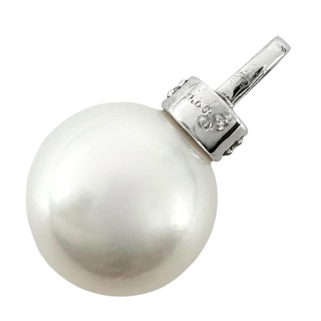 Pendant top Silver Women Pearl used