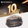 AODIJIA 2026 Genuine Leather Round Crossbody Bag for Women