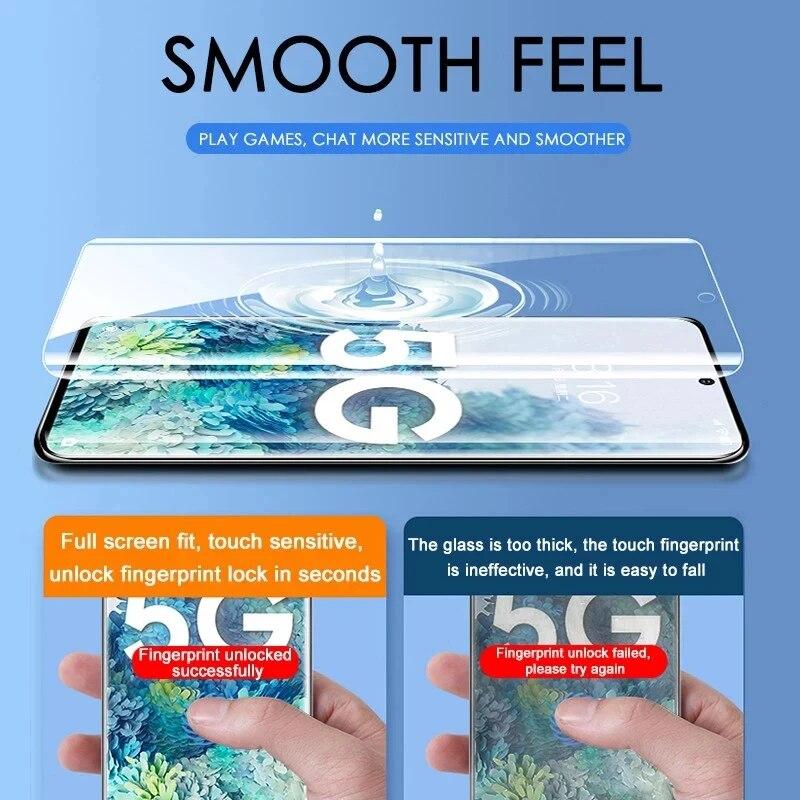 4 stk Hydrogel-film for Samsung Galaxy S24 S23 S22 S21 S20 Ultra S10 S9 Plus A12 A34 A54 A53 A52 A33 A32 A71 Skjermbeskytter