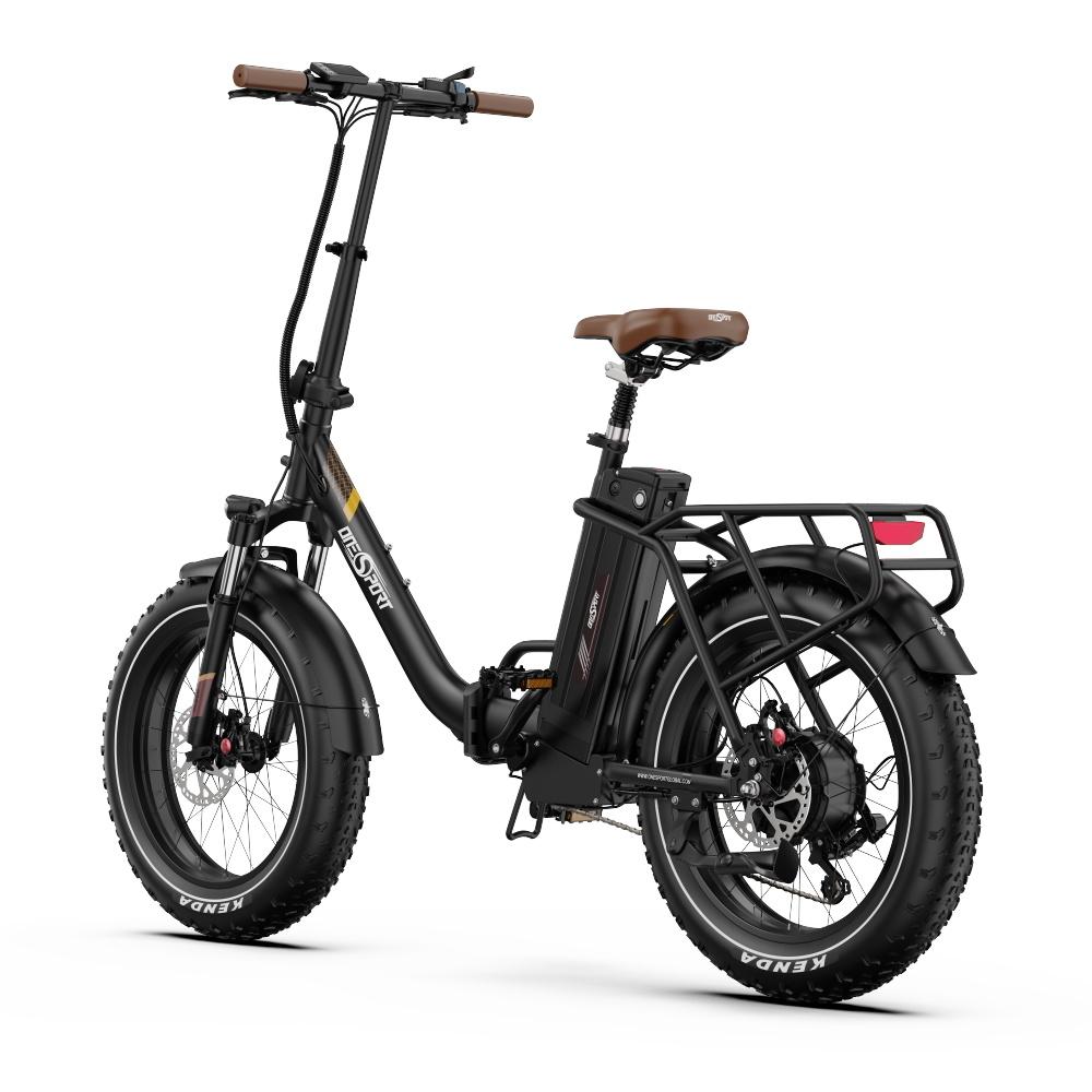 ONESPORT OT16 MAX Adult Folding Electric Bike 48V18Ah Battery 500W Motor Portable Foldable E-Bike for Commute & Urban Riding