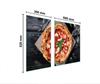 SZKLANA PŁYTA OCHRONNA NA KUCHENKĘ 90x52 PIZZA