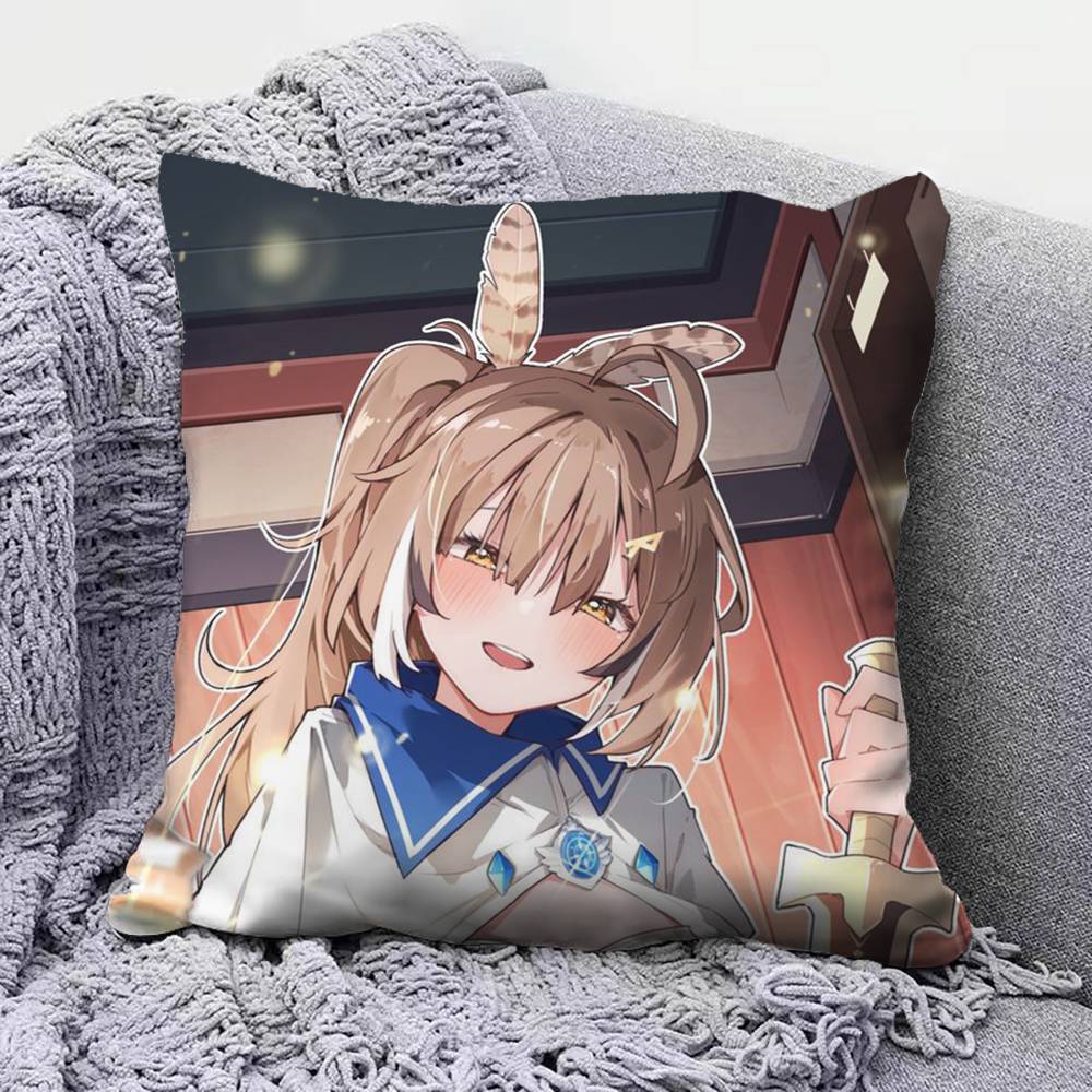 Moon Nanashi Mumei Home Sofa Cushion Covers and Aecorative Custom Pillow Covers