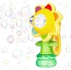 IGUGI Bubble Machine for Kids, Rechargeable Dancing Sunflower Bubble Blower, Glowing Automatic Bubble Gun Toy for Toddlers Indoor Outdoor Play