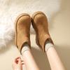 TUINANLE Newest Women Winter Snow Boots Slip on Short Boots Comfort Ankle Boots Faux Fur Lining Plush Boots