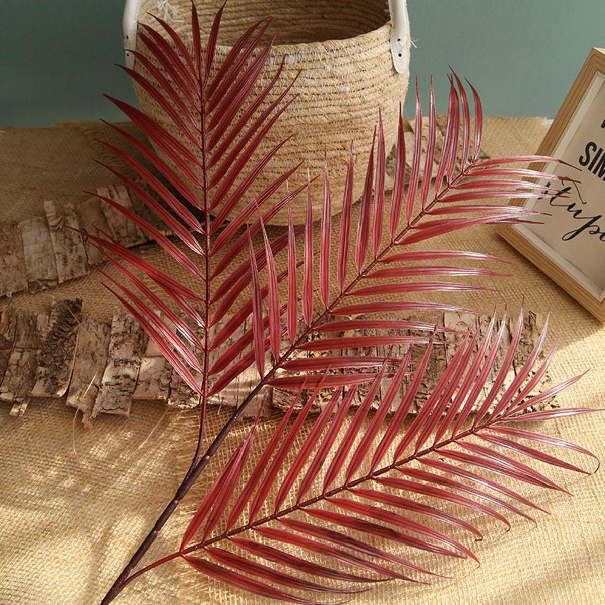 

Пальма Кокосовые Листья Многофункциональная Персидская Трава Лизимахия Папоротник Искусственные Растения Поддельные Листья красный