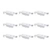 Flexible Curtain Rails 3Meter Ceiling Curtain Track with Rollers Clip Kits for Window Treatments In Homes and Offices