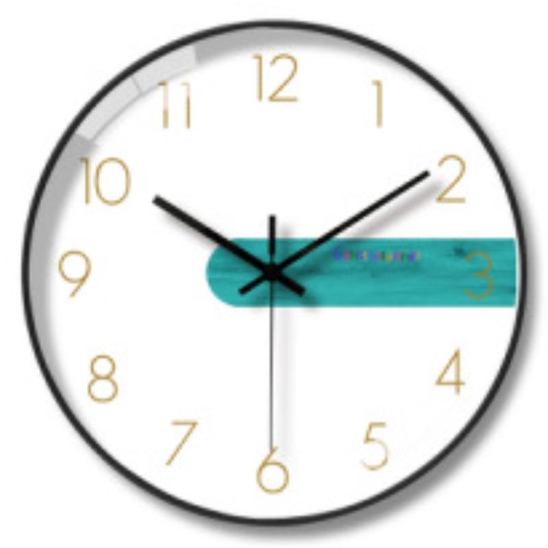 12-Inch 30Cm Creative Modern Wall Clock Living Room Stylish Bedroom Clock Mute Decorative Wall Clock