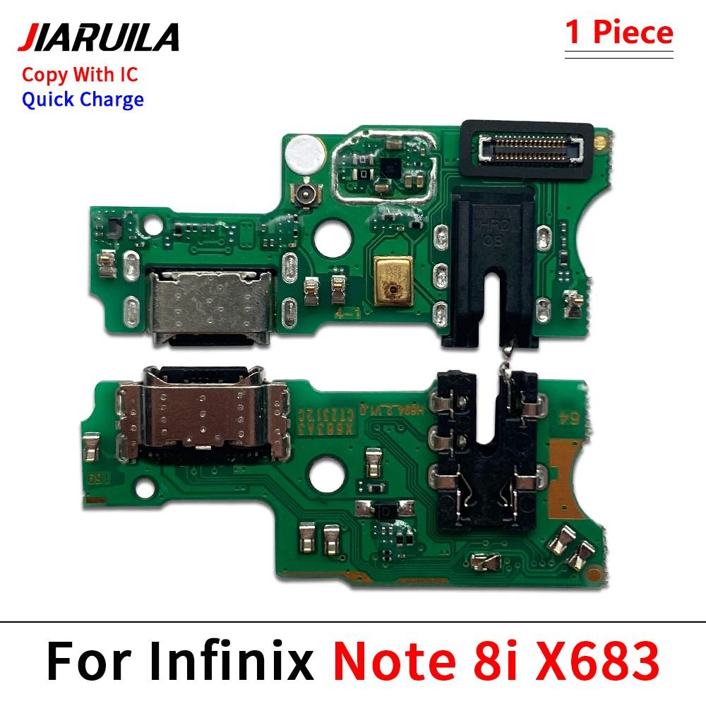 USB Charging Port Board Flex Cable Connector Parts  For Infinix Note 7 8 8i 11 11 11S 11 11 Pro Lite VIP Microphone Module
