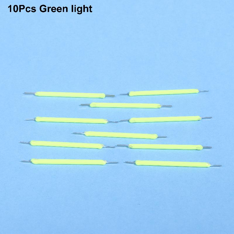 10pcs Silicone Edison Bulb LED Filament Lamp Parts 38mm DC3V LED Bead Incandescent Light Accessor Diode For Holiday Lighting DIY