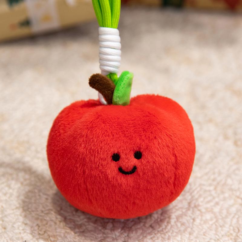 Adorable Plush Vegetable & Fruit Keychain Doll Ornament Gift for Kids