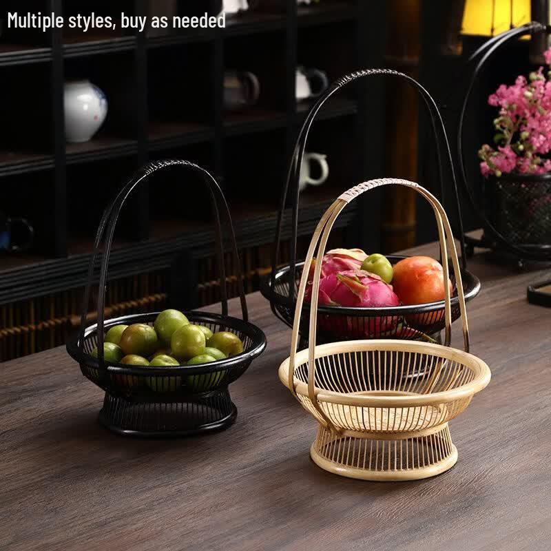 Handmade Bamboo Woven Basket